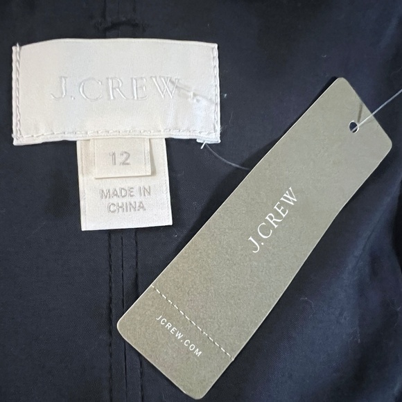 NWT J. Crew Cathleen Black Lace Dress Strapless Lined Size 12 - Picture 10 of 10